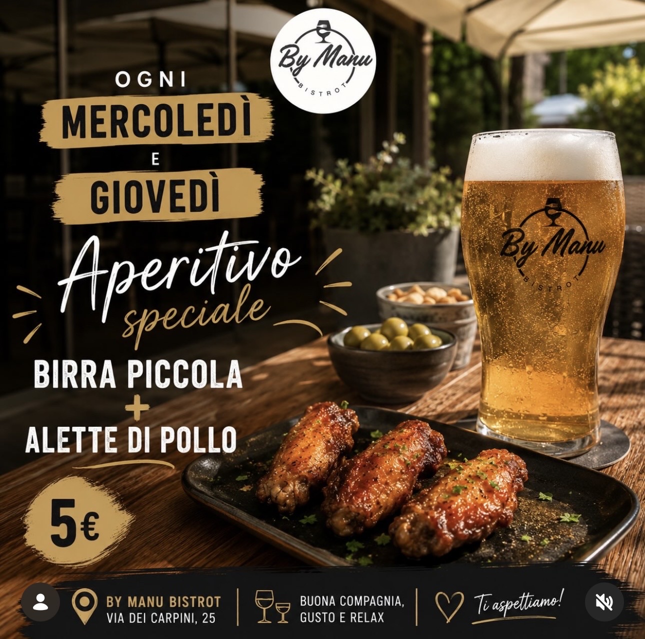 Bistrot by Manu - Aperitivo Speciale