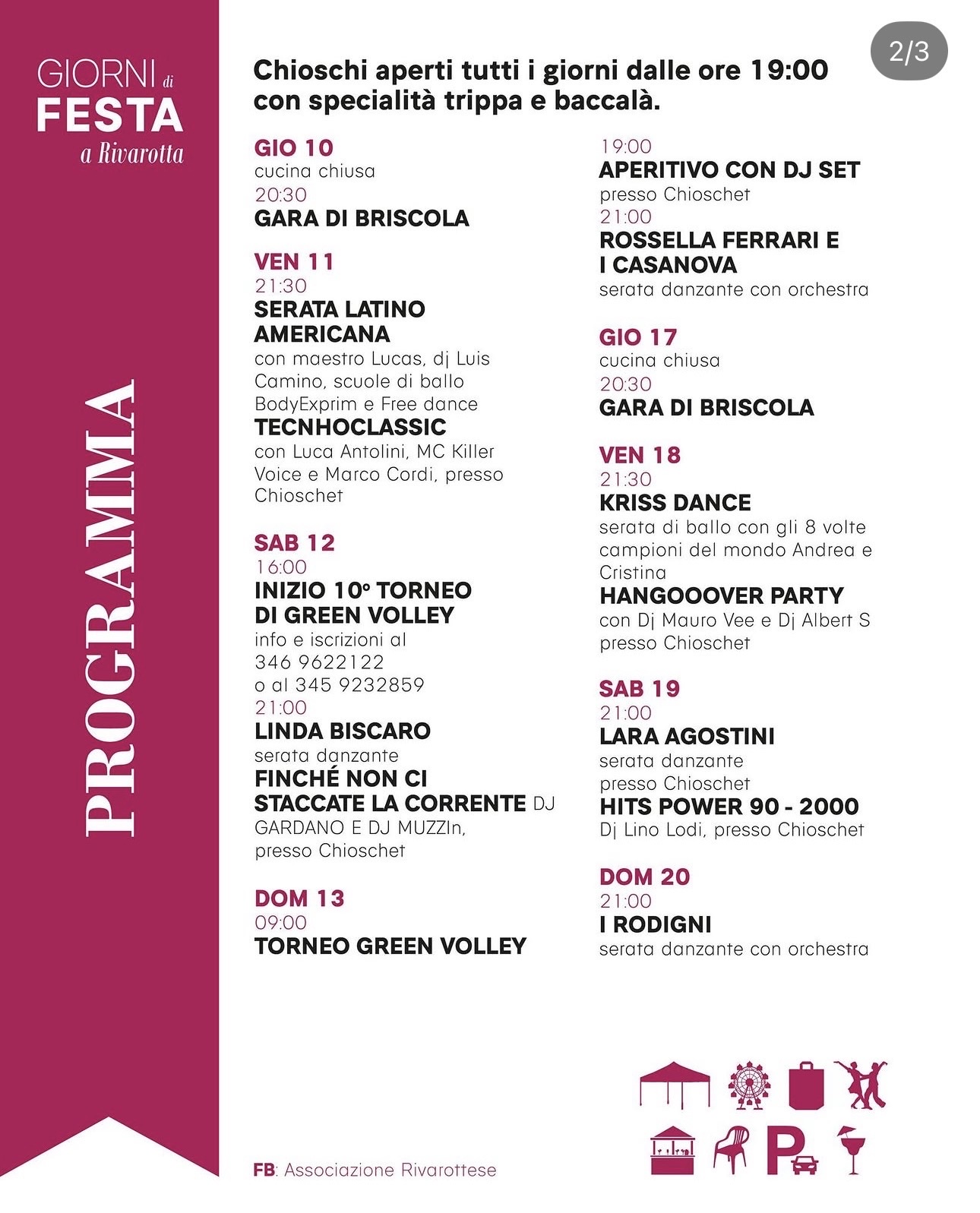 Sagra di Rivarotta - Serata Danzante + Djs
