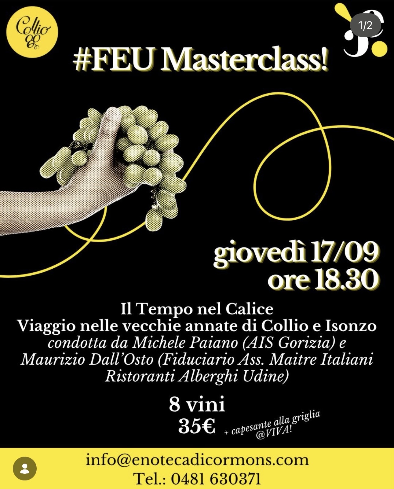 Enoteca Cormons - Feu Masterclass