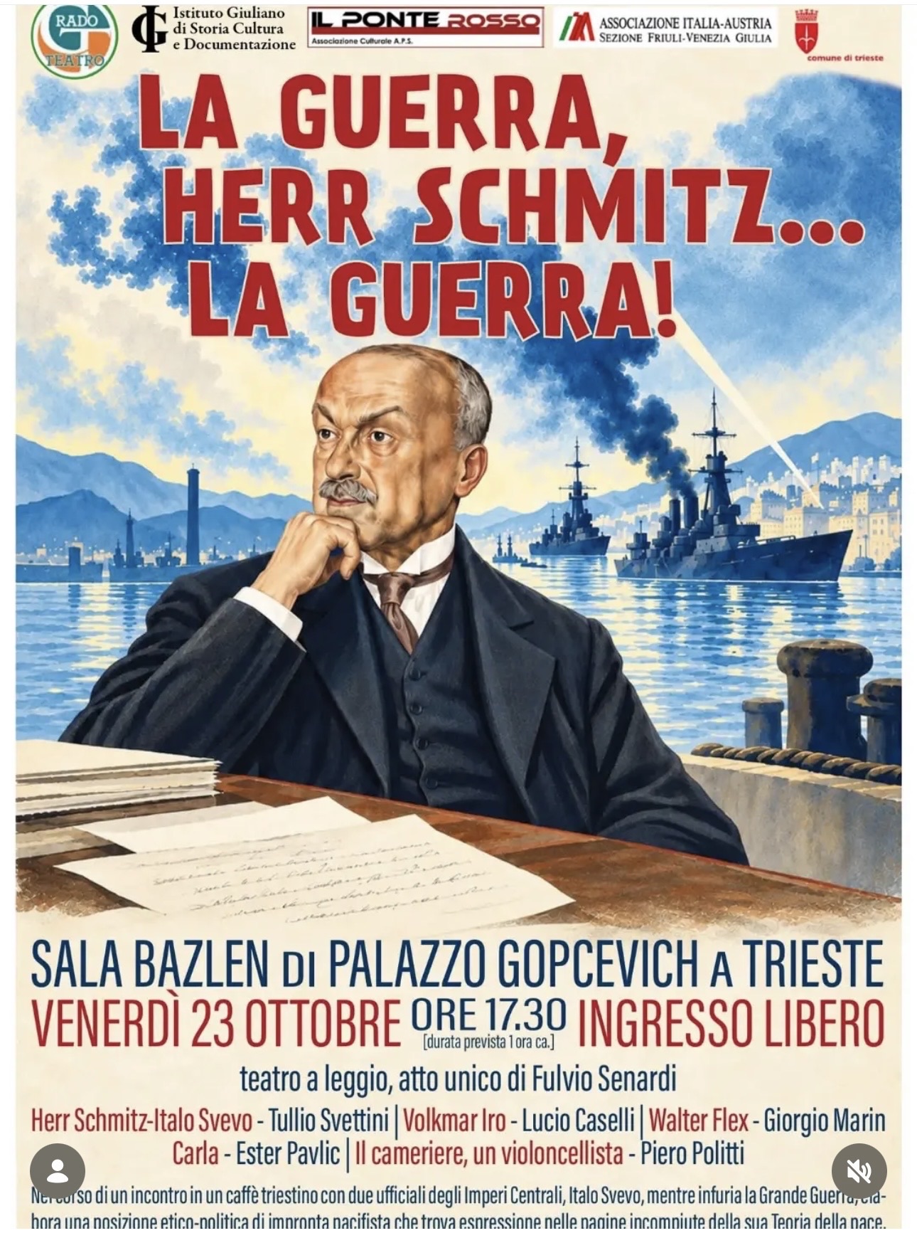 Palazzo Gopcevich - La Guerra, Herr Schmitz...