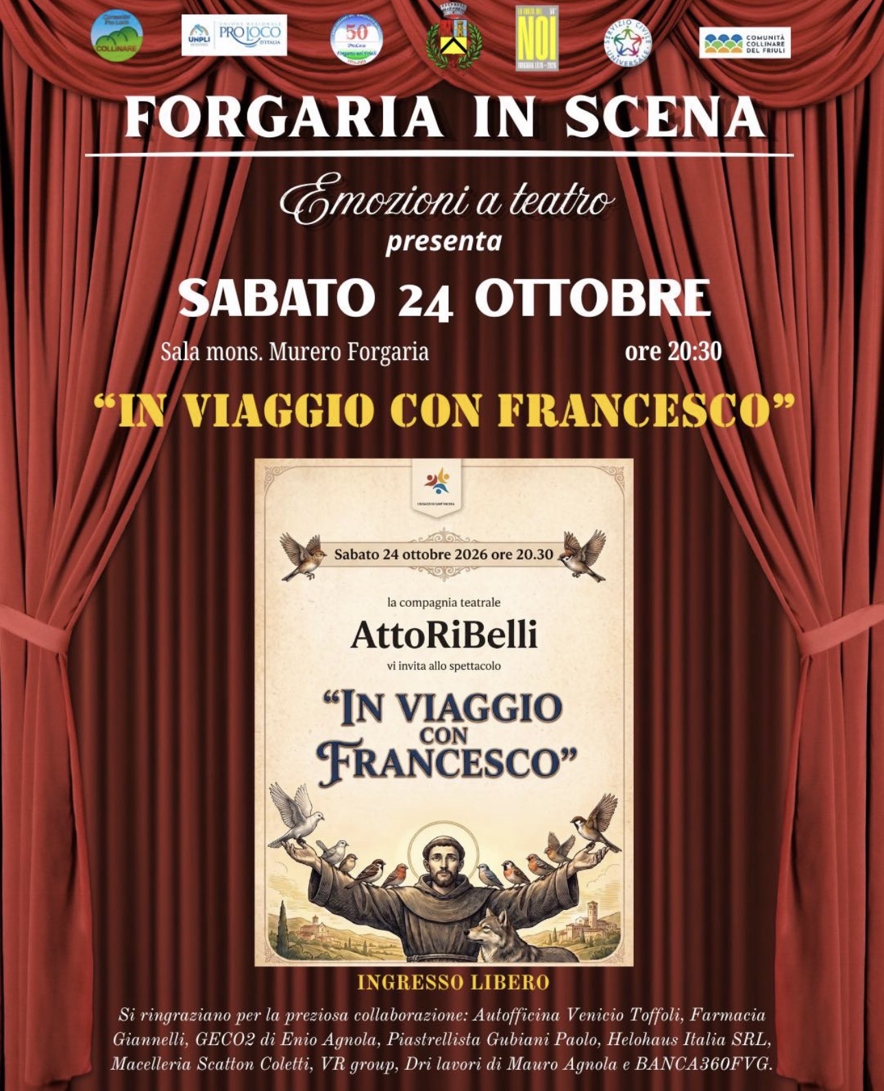 Forgaria in scena - In viaggio con Francesco