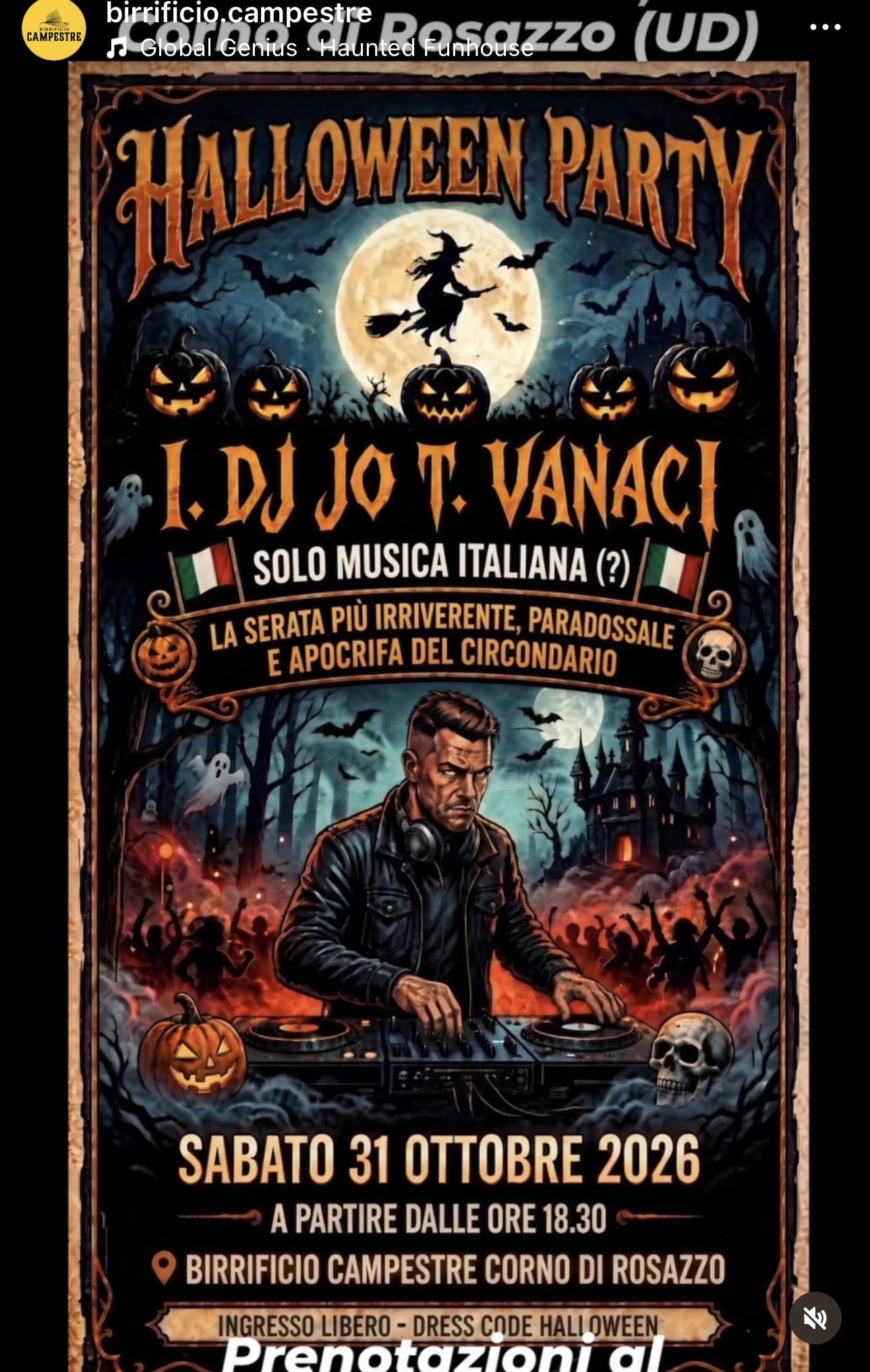 Birrificio Campestre - Halloween Party