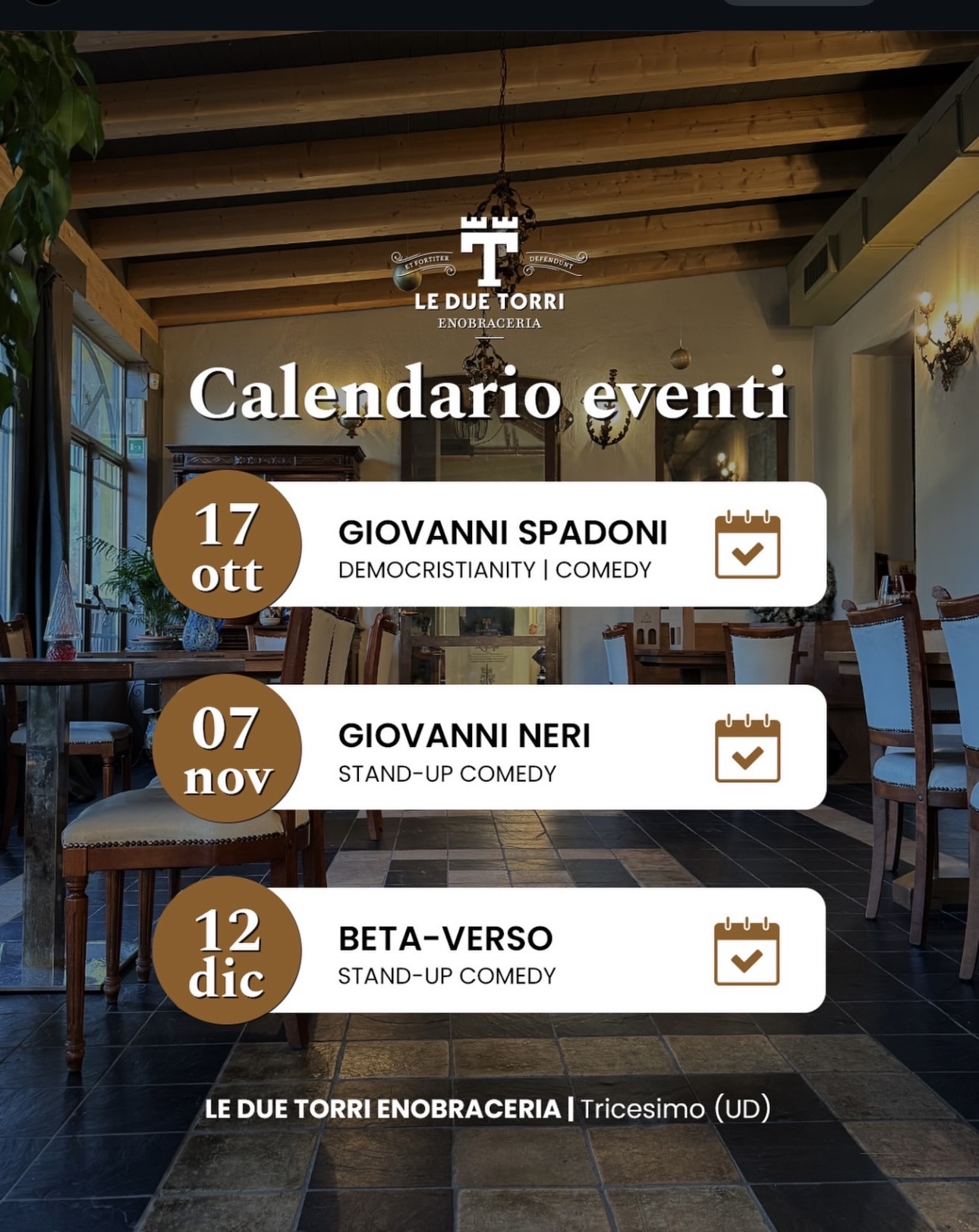 Le Due Torri - Stand Up Comedy