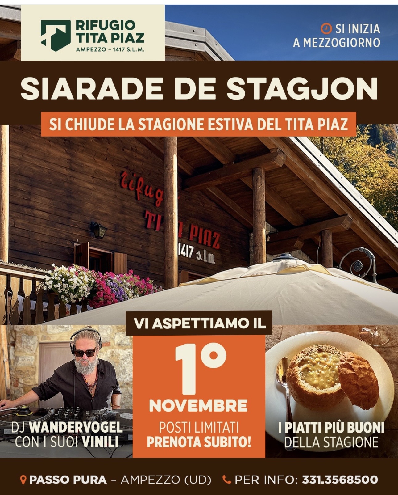 Rifugio Tita Piaz - Siarade de Stagjon