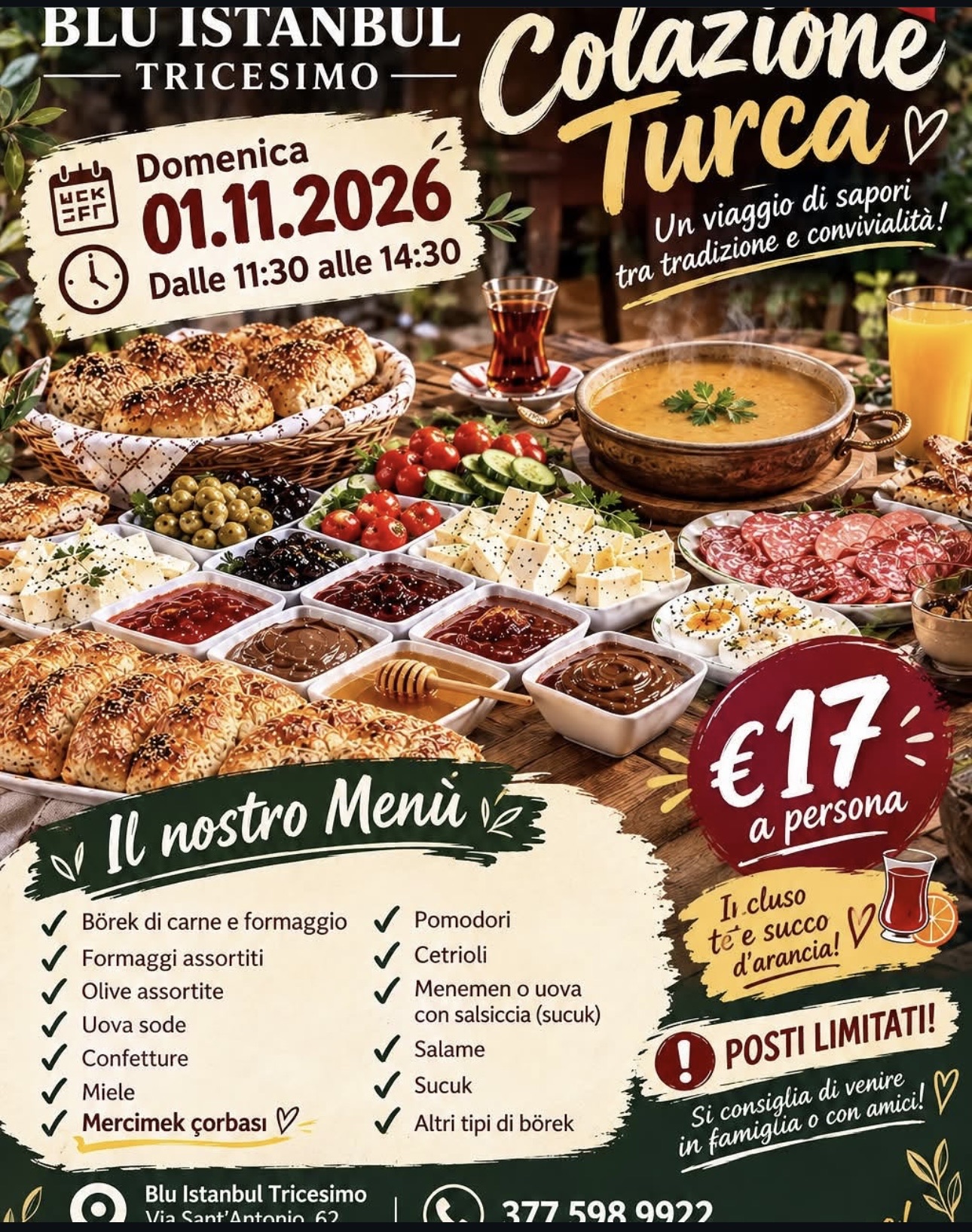 Blu Istambul - Colazione Turca